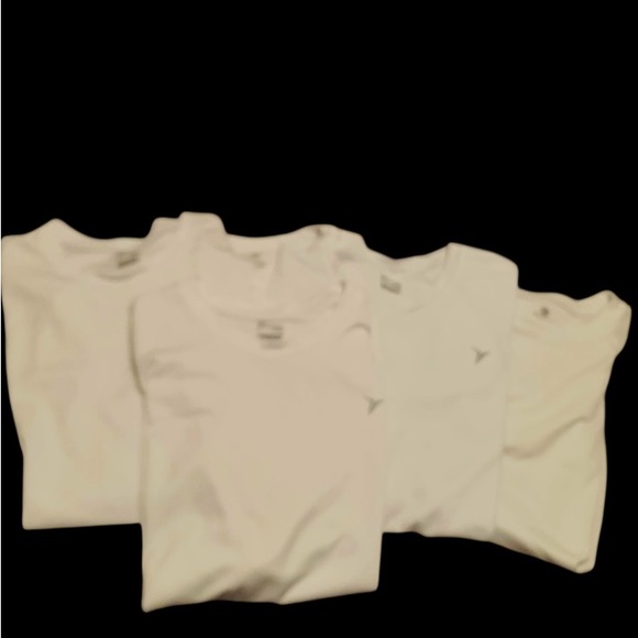 Old Navy Other - Set of 5 White Active Crew Neck Old Navy T-Shirts a Bundle Lot XXL